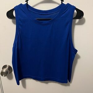 Lululemon Athletica Cobalt Blue Crop Tank